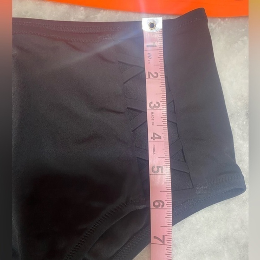 Multi Color Bikini Top and Black Bottom 2 piece SKU200 - Picture 7 of 10